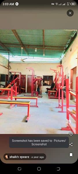 All gym machines for sell with dumble plates rods and other equipment 1