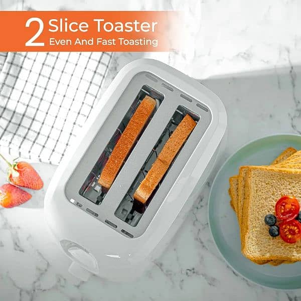 GEEPAS 2 SLICE BREAD TOASTER 3