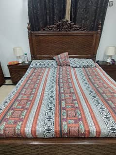 king size Spring mattress for sale in good condition alizeh company