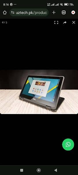 Dell Chromebook 3189|Touch & 360 Rotatable|4/16GB| 11.6″ | Play Store 3