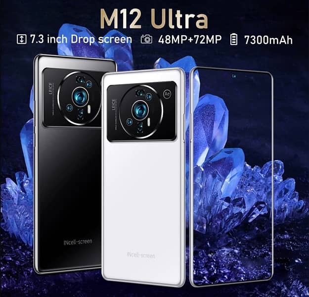 M12 Ultra 7.3 Inche Large Screen 16GB+1TB large Memory 7300mAh Battery 2