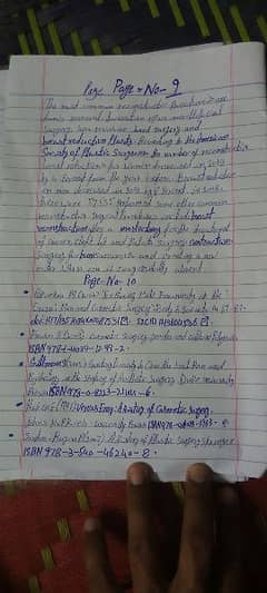 handwriting assignment work