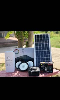 Solar panel with accessories is for sale