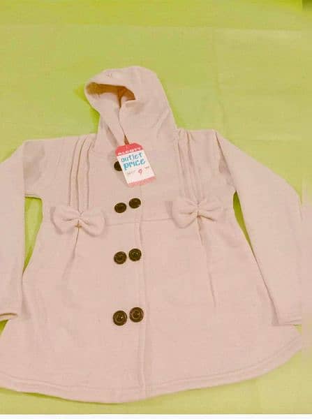 girls winter varaity|baby girl fleece hoodie& coat 1