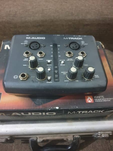 Behringer B-2 Pro Condenser Microphone And M Audio M Track 7