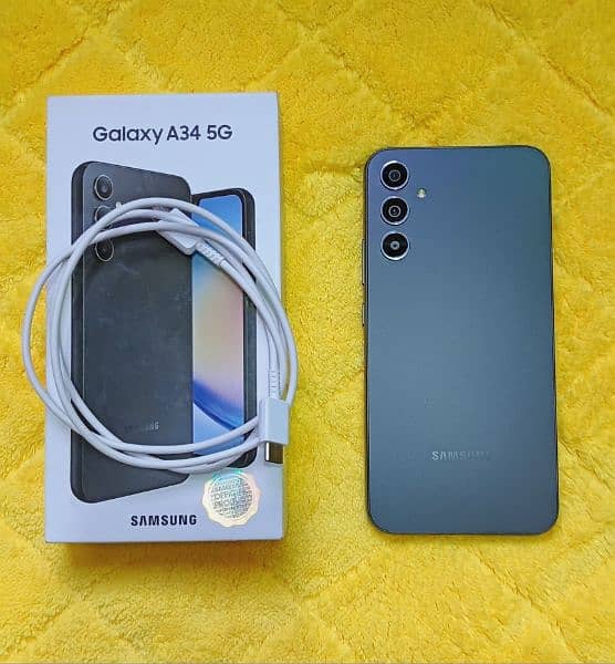 Samsung A34 5g only 7 days use 6