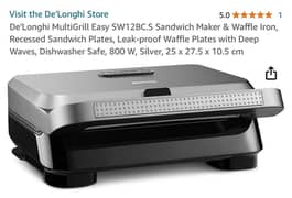 delonghi multi Grill sandwich maker