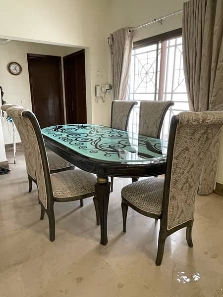 Fancy Dining Table | 9 pc 3