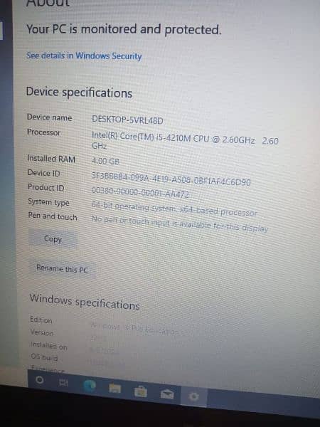 Dell laptop 4