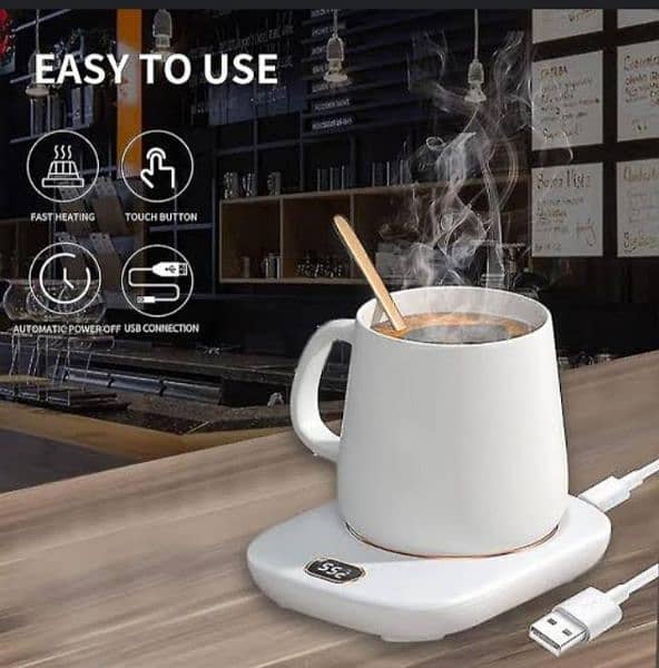 USB electric coffee heater mug 0