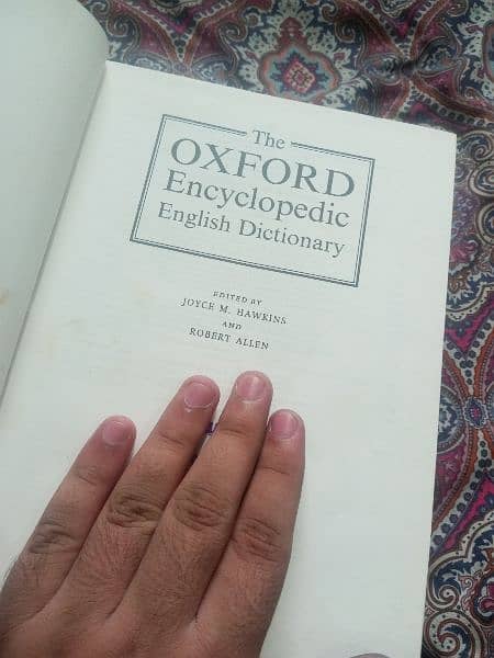 Oxford Encyclopedic English Dictionary 1991 Published 1