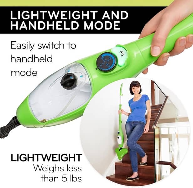 H2O MOP X5 Steam Mop with Dualblast head 4