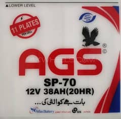 AGS Battery 38a 11 plate