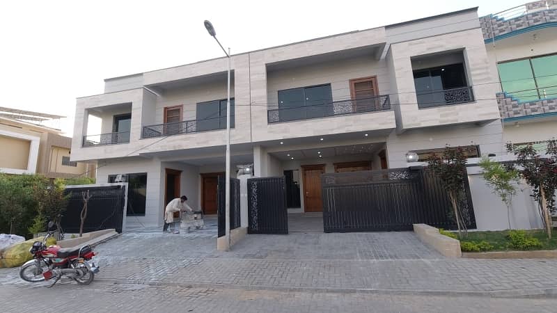 10 Marla Pair House Double Unit Brand New Available For Sale in Marglla View Housing Society D-17 Islamabad. 1