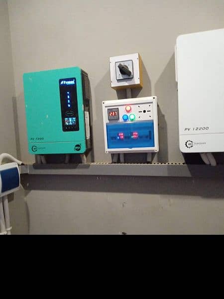 solar panels and inverter. ups and batterys 0