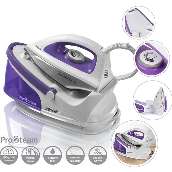 swan pro steam iron non stick ceramic 1