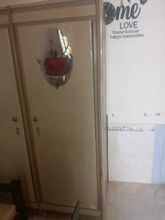 full wooden wardrobe in best condition 0