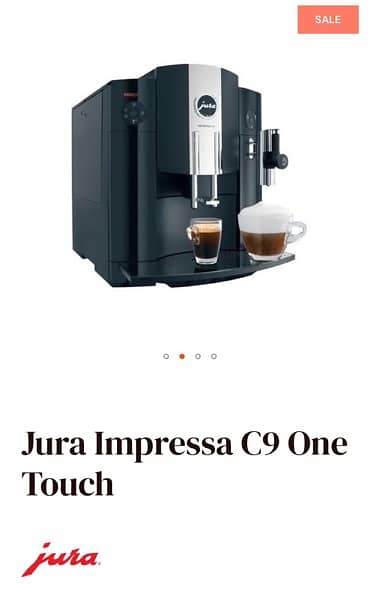 jura impressa c9 one touch coffee maker 1