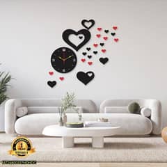 Sale||3D Art MDF wood wallclock