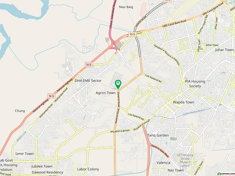 2 MARLA COMMERCIAL PLOT FILE AVAILABLE FOR SALE IN ETIHAD TOWN PHASE 1 PREMIER LIVING BLOCK FACING RAIWIND ROAD 0