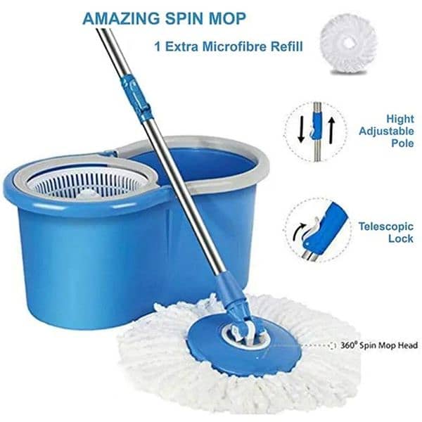 Spin Mop, Floor Cleaning Mop, Mop For Floor Cleaning 6