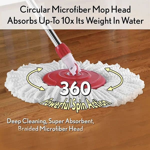 Spin Mop, Mop For Floor Cleaning 5