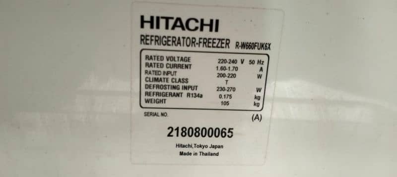 Hitachi refrigerator 9