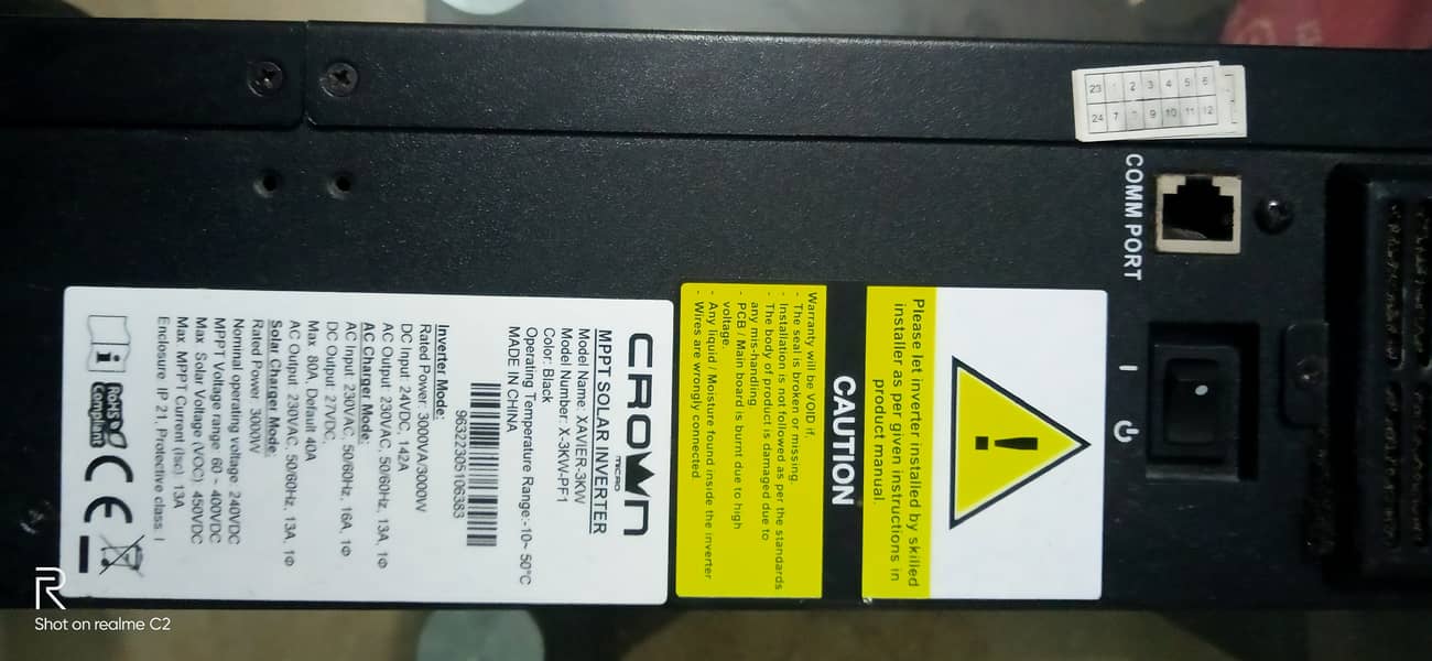 crown solar inverter 3 kv slightly used 1