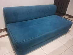 sofa with combed