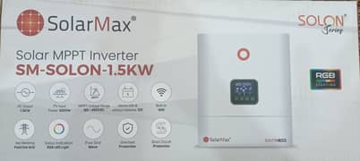 SolarMax Solon 1.5KW.  PV3000. Wifi, Net-Metering. Box Pack. 5Y Wranti