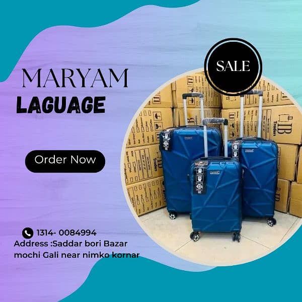 Luggage bag | Travel suitcase | Trolley bag | Travel trolley | Attachi 2