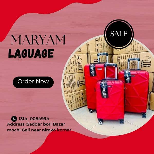 Luggage bag | Travel suitcase | Trolley bag | Travel trolley | Attachi 4