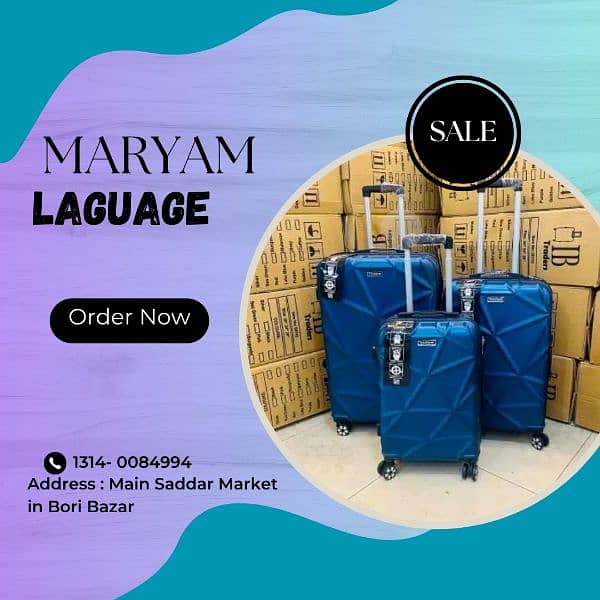 Luggage bag | Travel suitcase | Trolley bag | Travel trolley | Attachi 7