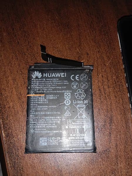 Huawei y5 2019 original panal camera battery board dead ha 3