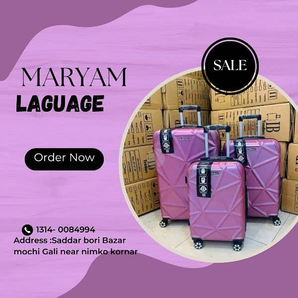 Luggage bag | Travel suitcase | Trolley bag | Travel trolley | Attachi 3