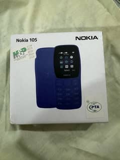 Nokia 105 Box Open Brand New Black 0