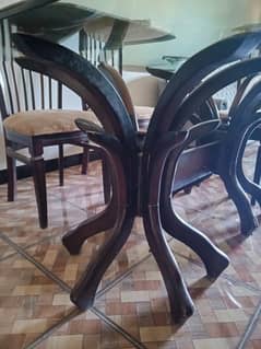 6 chairs dining table set