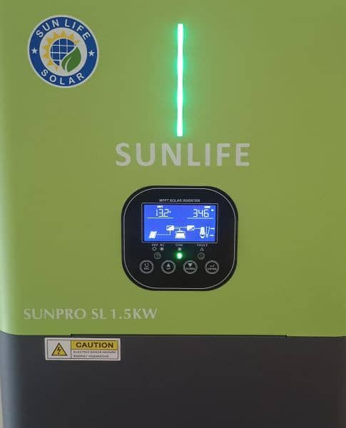 Sunlife Solar Inverter 1.5kw. PV 2500. Fraj,Oven, Water pump,Iron,Fans 0