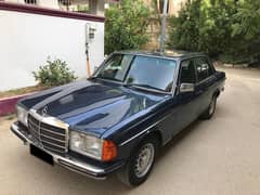 Mercedes Benz W123, E Class 300D. . Classic Vintage Car.