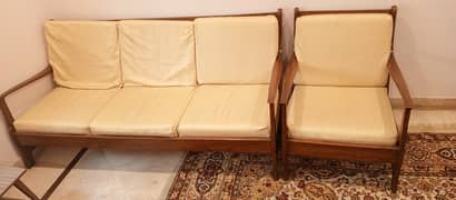 Pure SHEESHAM wood 5 seater sofa set