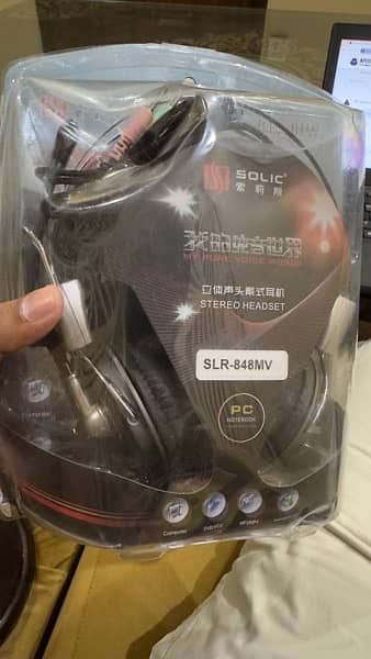 Solic SLR-848MV headphone 1