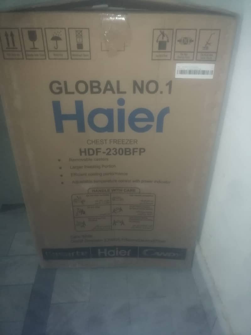 Haier Double Door Small Deep Freezer 230 Liter | HDF-230 | White 3