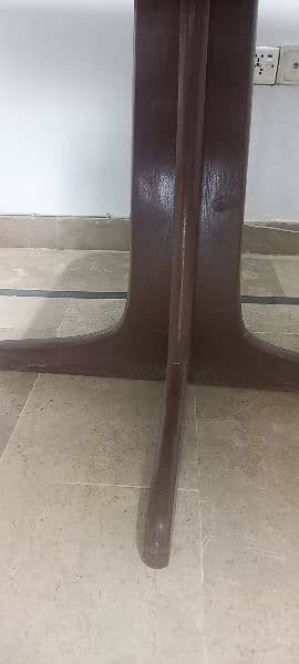 wooden dining table of 4 chair for sale 2