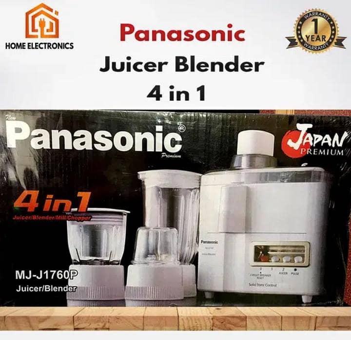 Imported Panasonics Juicer Machine 4in1, Juicer-Blender-Chopper 1