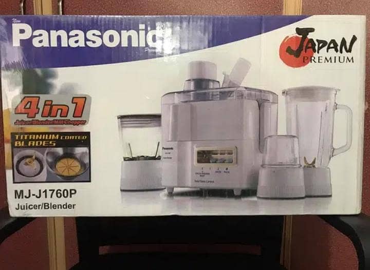 Imported Panasonics Juicer Machine 4in1, Juicer-Blender-Chopper 2