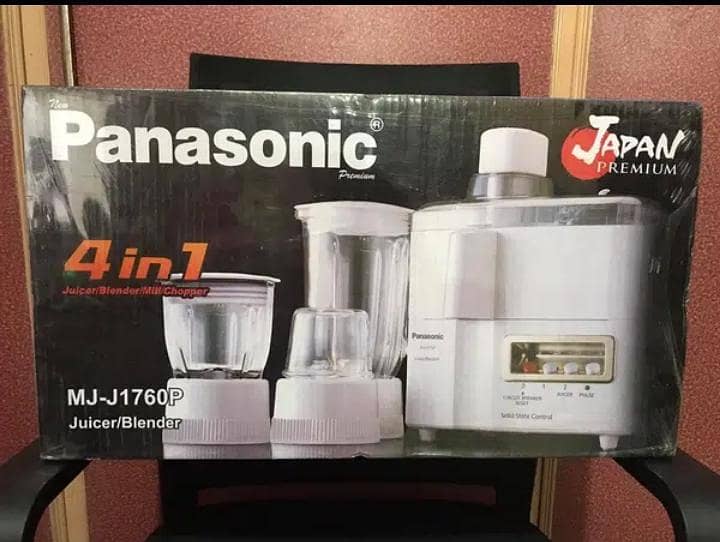 Imported Panasonics Juicer Machine 4in1, Juicer-Blender-Chopper 4