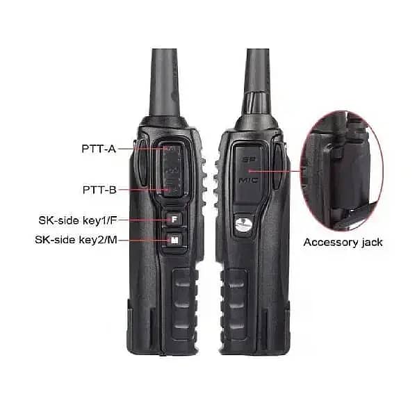 Original UV-82 Walkie Talkies, Long range wireless set 8 Watt 3