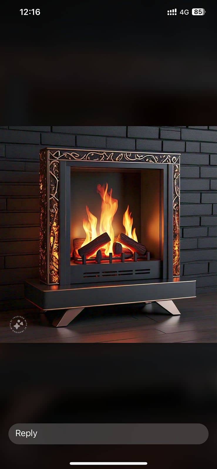 Effect Fire Place/ Heater Gas/ and Electric/ 1