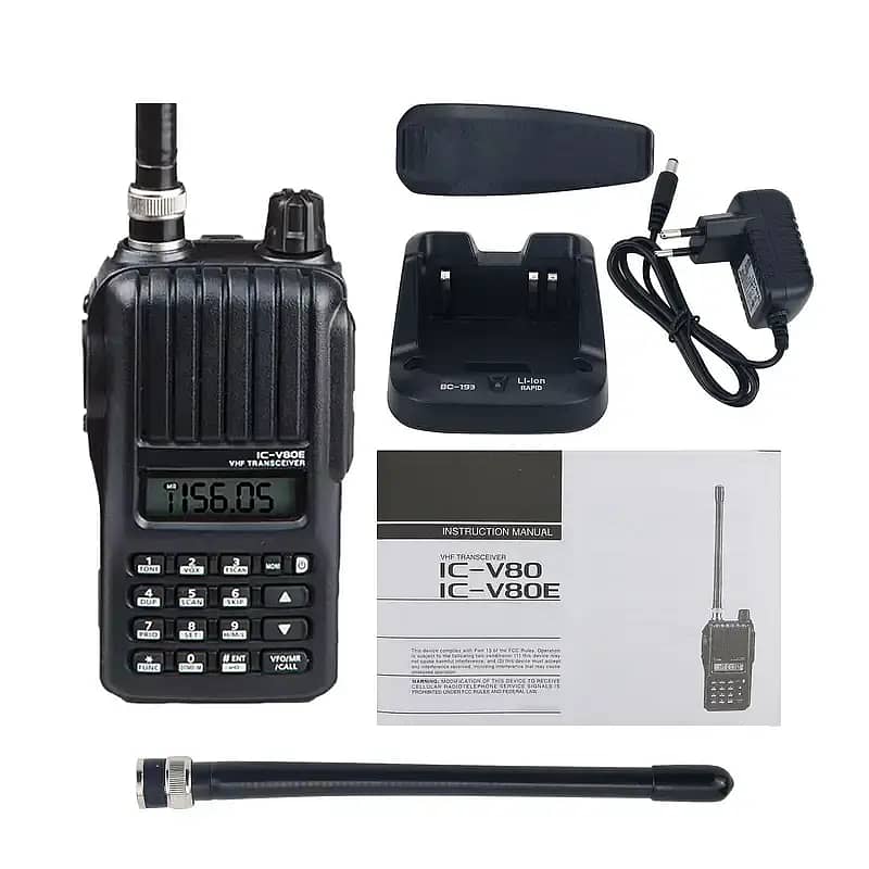 ICOM IC-V80 Two-Way Radio Walkie-Talkie with Complete Box 4