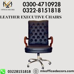 Executive Chair|Office Chair|Wooden Revolving Chairs